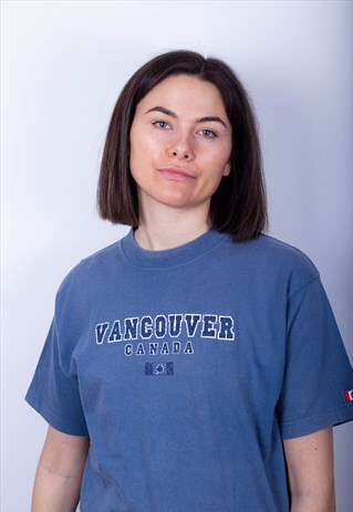 VINTAGE VANCOUVER CANADA VARSITY TEE