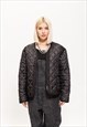 TC 199144 BLACK QUILTED JACKET