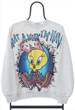 Vintage Looney Tunes Freeze 1996 Graphic Sweatshirt Mens