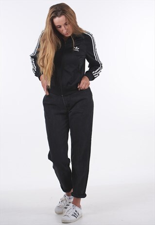 LEVI'S 550 BLACK HIGH WAISTED JEANS