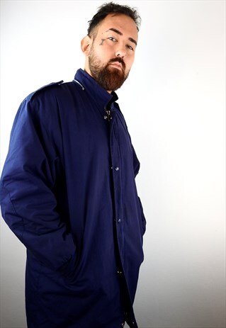 VINTAGE MILITARY NAVY BLUE JACKET