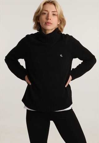 90S LAUREN RALPH LAUREN KNITTED TURTLE NECK SWEATSHIRT