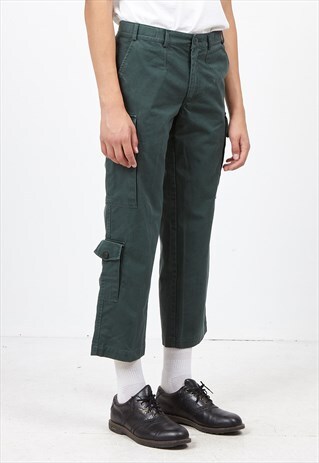 VINTAGE GREEN DENIM JEANS