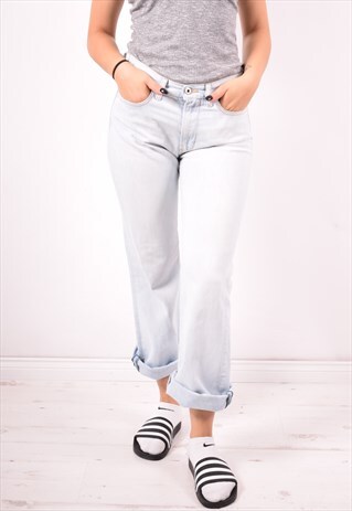 DIESEL WOMENS VINTAGE JEANS W27 L28 BLUE 90S