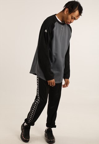 VINTAGE ADIDAS EMBROIDERED LOGO SWEATSHIRT