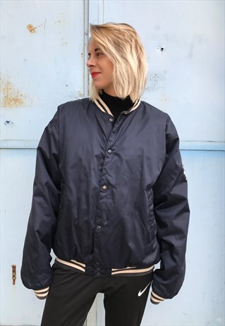 VINTAGE 90' OLDSCHOOL COOL UNISEX BOMBER MAUSTANG JACKET