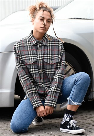 VINTAGE BURBERRY CLASSIC TARTEN SHIRT