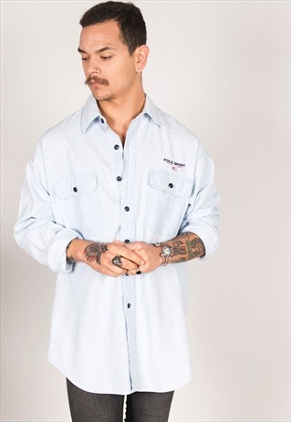 VINTAGE 80S POLO RALPHLAUREN SHIRT /R03618