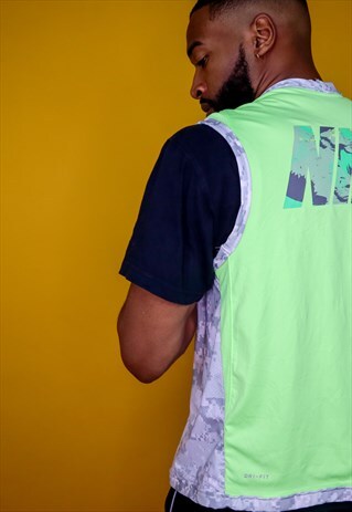 NIKE REWORKED VINTAGE NEON GILET