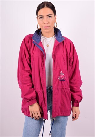 DIADORA WOMENS VINTAGE JACKET MEDIUM PINK 90'S