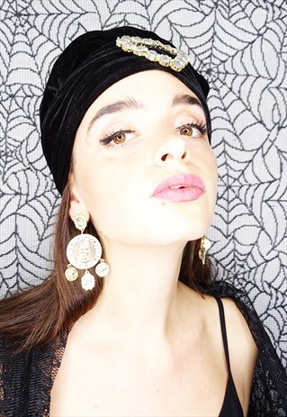 GOLD COIN EARRINGS