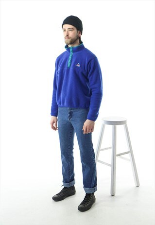LONG SLEEVE FLEECE JACKET / NEON RETRO COAT