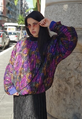 VINTAGE 80S MAXI KNITWEAR JUMPER OVERSIZE COD.11-12