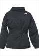 BEYOND RETRO VINTAGE THE NORTH FACE BLACK HOODED MOUNTAINEER