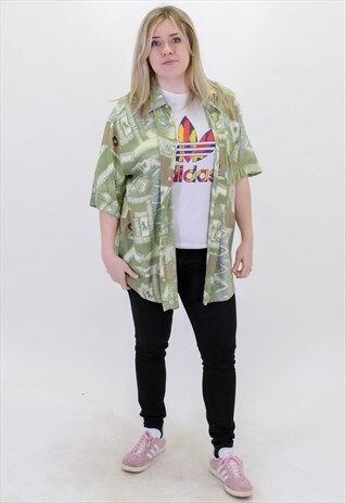 VINTAGE FESTIVAL PATTERN SHIRT