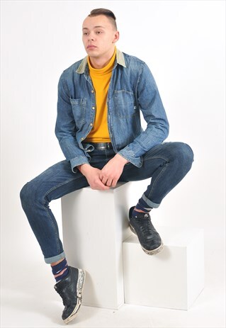 VINTAGE LONG SLEEVE DENIM SHIRT