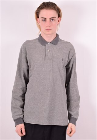 POLO RALPH LAUREN MENS VINTAGE POLO SHIRT LARGE 90S