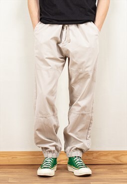 Vintage 00's Carhartt WIP Marshall Jogger Pants in Beige