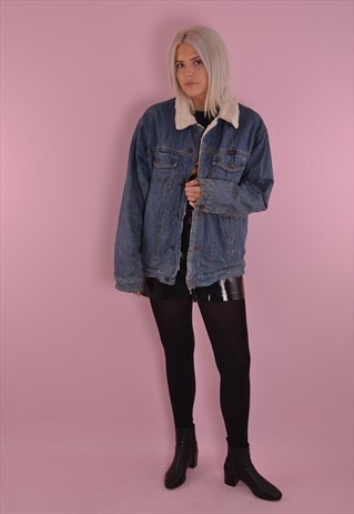 WRANGLER SHERPA DENIM JACKET GDF946