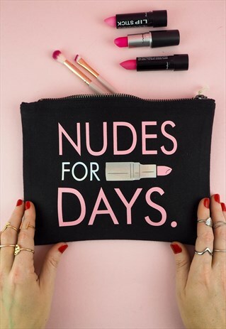 NUDES FOR DAYS MAKE UP BAG
