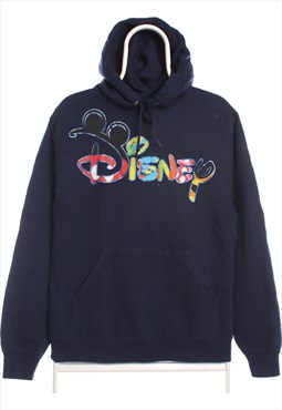 Vintage 90's Disney Hoodie Disneyland Mickey Mouse Navy