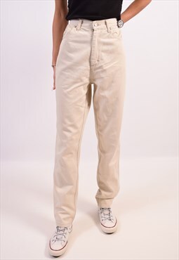 Vintage Nexos Casual Trousers Off White