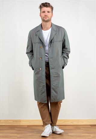 VINTAGE 90'S CASUAL MAC COAT