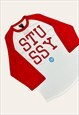 STUSSY VINTAGE SPELL OUT AMERICAN T SHIRT XL