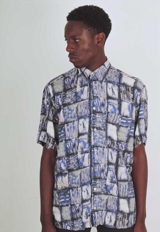 VINTAGE PATTERN SHIRT PTS513