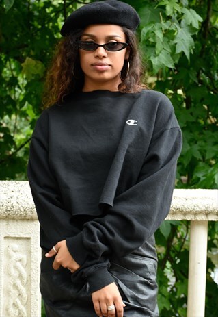 REWORKED CROPPED CHAMPION SWEATER