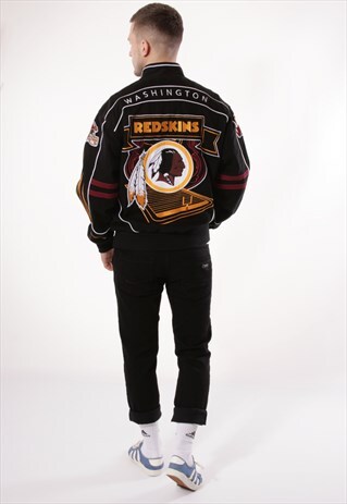 VINTAGE RARE NFL WASHINGTON REDSKINS LOGO JACKET 13177