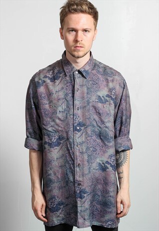 VINTAGE OVERSIZED ABSTRACT SHIRT