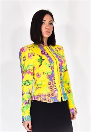 VERSACE MULTICOLORED VINTAGE JACKET