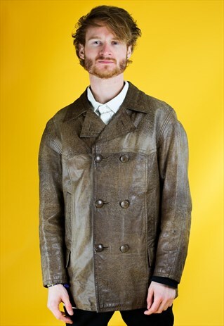 BROWN LEATHER JACKET