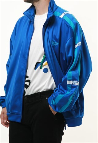 90S VINTAGE OLDSCHOOL REEBOK ESSENTIAL TRACK JACKET 14760