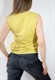 90S VINTAGE JUMPER VEST FINE KNIT SWEATER VEST PREPPY VIBE