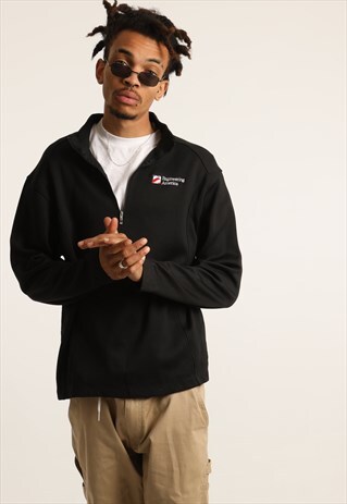 VINTAGE NIKE EMBROIDERED 1/4 ZIP SWEATSHIRT