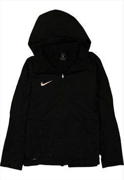 Vintage 90's Nike Windbreaker Swoosh Full Zip Up Black