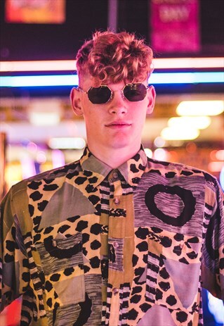 90'S INSPIRED HEXAGONAL SUNGLASSES
