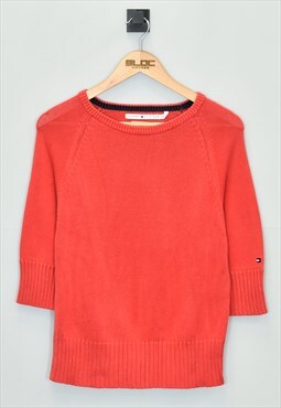 Vintage Women's Tommy Hilfiger Sweater Red XXSmall