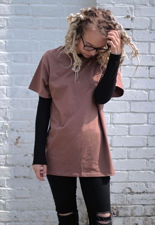 SALE - OFF BROWN TEE
