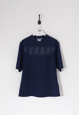 Vintage nike mesh t-shirt navy blue medium BV10664