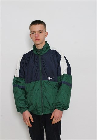 VINTAGE REEBOK WINDBREAKER TRACK JACKET