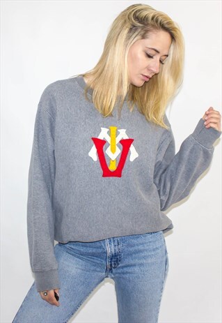 VINTAGE 90'S APPLIQUE SWEATER