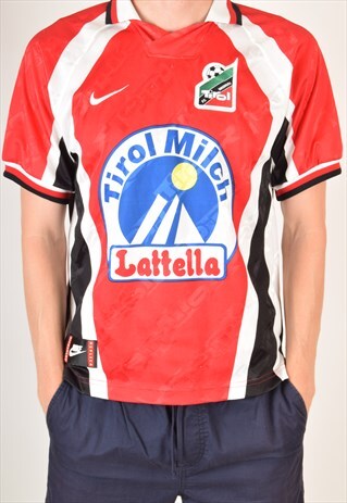 VINTAGE NIKE PREMIER FOOTBALL SHIRT FC TIROL INNSBRUCK (3099