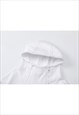 UTILITY HOODED JACKET RAISED NECK GORPCORE BOMBER PUNK COAT
