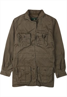 Vintage 90's Orvis Denim Jacket Button Up Khaki