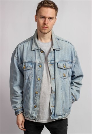 VINTAGE DENIM OVERSIZED JACKET