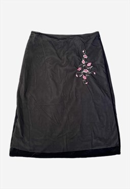 Morgan de Toi Mesh Overlay Embroidered Y2K Skirt S