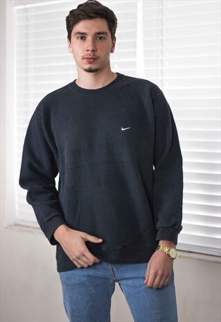 VINTAGE NIKE SWEATSHIRT JUMPER LOGO 90S M 17.8